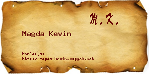 Magda Kevin névjegykártya